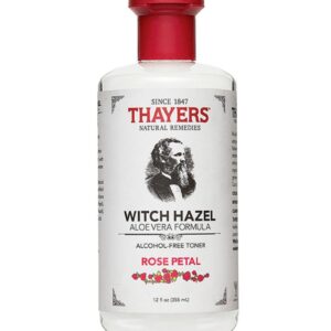Witch Hazel With Aloe Vera Toner Rose Petal 12ounce