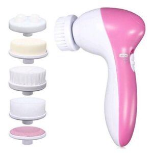 5-In-1 Beauty Care Massager Pink/White