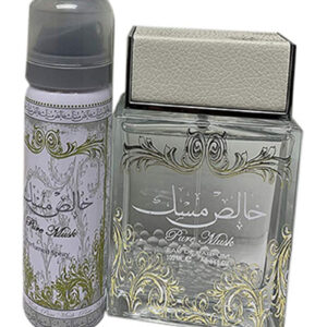 2-Piece Pure Musk Gift Set (1 x Khalish Musk EDP 100ml, 1 x Perfumed Spray 100 ml)