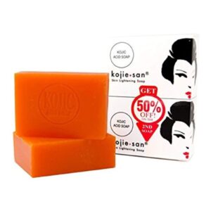 2-Piece Skin Lightening Kojic Acid Soap Orange 135g