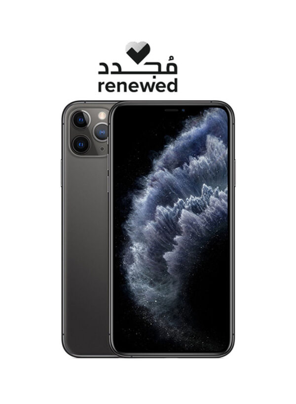 Renewed - iPhone 11 Pro Max With FaceTime Space Gray 256GB 4G LTE - International Specs