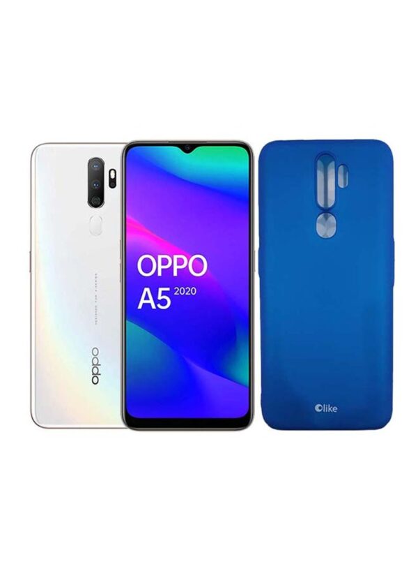 A5 (2020) Dual SIM Dazzling White 128GB 4GB RAM 4G LTE With Back Cover