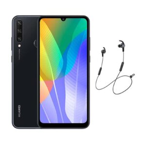 Y6P Dual SIM Midnight Black 3GB RAM 64GB 4G LTE with Huawei AM61 Bluetooth