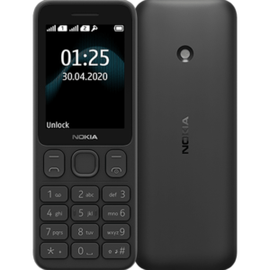 125 (2020) Dual Sim Black 4MB 2G