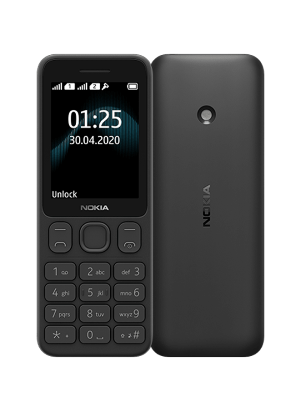 125 (2020) Dual Sim Black 4MB 2G