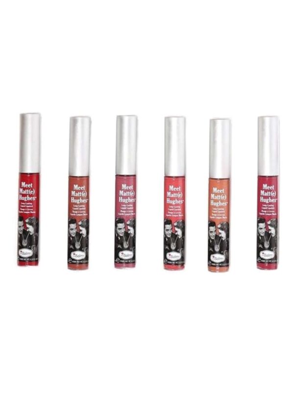 theBalm 6-Piece Meet Matte Hughes Liquid Lipstick Set Romantic/Reliable/Faithful