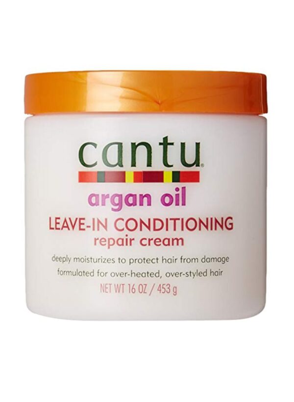 Cantu Argan Oil Leave In Conditioning Cream White 453g