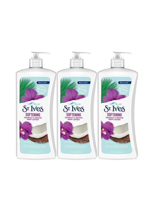 ST.IVES Pack Of 3 Softening Body Lotion
