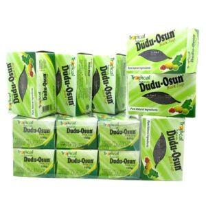 TROPICAL NATURAL Pure Natural Dudu-Osun Soap Black 12 x 150g