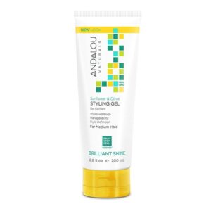 Andalou Naturals Sunflower And Citrus Brilliant Shine Styling Gel 200ml