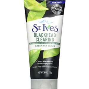ST.IVES Pack Of 3 Blackhead Clearing Green Tea Scrub 6ounce