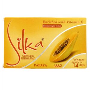 Silka Papaya Whitening Herbal Soap 90g