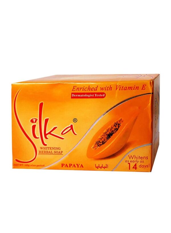 Silka Whitening Herbal Papaya Soap 135g