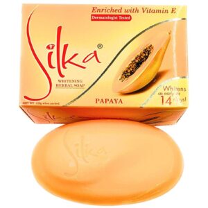 Silka Papaya Skin Whitening Soap 135g