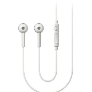 Wired In-Ear Earphones With Mic White