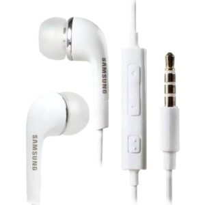 Wired In-ear Headphones With Mic White