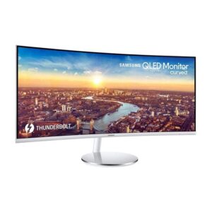 34-inch VA QLED QHD Monitor With 100Hz, AMD FreeSync and HDMI USB LC34J791WTMXUE White