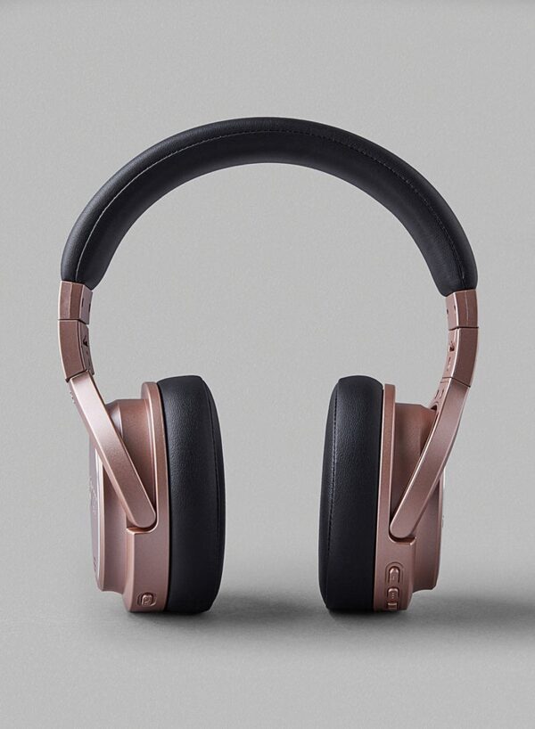 Hush Over Ear Wireless Bluetooth Headphone - With BT 5.0, Active Noise Cancelling (ANC) Earbuds And Mic Rose Gold