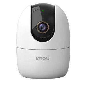 4MP QHD 360 Degree Security Camera - Up to 256GB SD Card, WiFi & Ethernet Connection, Privacy Mode, Alexa Google Assistant, Human Detection, 2-Way Audio, Night Vision, Ranger2 4MP